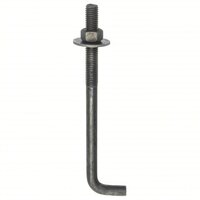 5/8 X 18&quot; +3 ANCHOR BOLT PLAIN W/ WASHER AND 2 NUTS