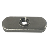 1/4-20 X 1/2 DOUBLE TAB SPOTWELD NUT
