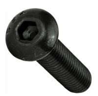 1/4-20 X 3/8&quot; BUTTON HD SOCKET BLACK OXIDE OVER 18-8SS