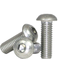 5/16-18 X 2-1/4 BUTTON HEAD CAP SCREW 18-8 STAINLESS STEEL