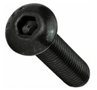 8-32 X 1&quot; BUTTON SOCKET HEAD 18-8SS BLACK OX