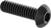 10-24 X 1&quot; BUTTON HD TORX DRIVE SCREW BLACK-OXIDE ALLOY STEEL
