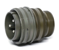 CIRCULAR CONNECTOR, MIL-C-5015 SERIES RECEPTACLE, 6, SOCKET, CRIMP, PANEL MOUNT