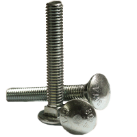 1/4&quot;-20X5/8&quot;,(FT) CARRIAGE BOLTS A307 GRADE A ZINC