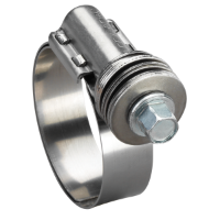 IDEAL-TRIDON FLEX-GEAR STAINLESS STEEL HOSE CLAMP, SIZE 24 (1 1/16&quot;- 2&quot;), 47045 (10 MIN)