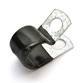 1-1/4&quot; MED DUTY CLAMP, GALV STEEL, VINYL DIPPED WITH 0.406 SCREW HOLE