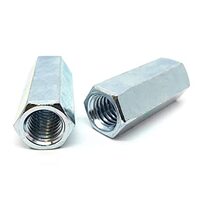 3/8&quot;-16XW5/8&quot;XL1-3/4&quot; HEX COUPLING NUTS A563 GRADE A ZINC CR+3