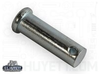 STEEL FLAT-HEAD CLEVIS PIN, 3 IN L, 5/16 IN PIN DIA.