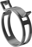21/32&quot; OD CONSTANT TENSION 37/64&quot; WIDE BAND CLAMP STEEL ZINC