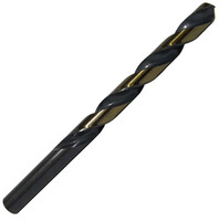 5.6MM NAS 907B 135? SPLIT POINT BLACK &amp; GOLD FINISH JOBBER DRILL