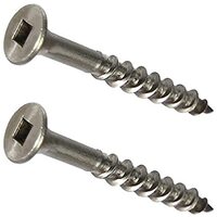 10 X 2-1/2&quot; SQUARE DRIVE DECK SCREW 18-8SS