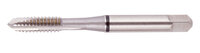 M8-1.0, MULTI-APPLICATION SPIRAL POINT TAPS, HIGH SPEED STEEL, BRIGHT, 3 FLUTE, PLUG