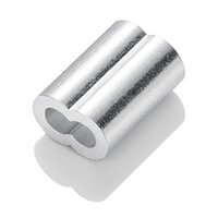 1/16&quot; ALUMINUM CRIMPING LOOP SLEEVE