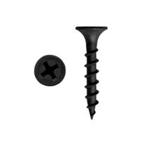 10X1 PHILLIPS BUGLE HEAD COARSE THREAD DRYWALL SCREW BLACK PHOSPHATE PARTICLE BOARD