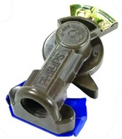 STRAIGHT MOUNT ANODIZED GLADHANDS..SERVICE (BLUE)