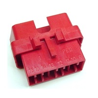 APTIV AUTOMOTIVE CONNECTORS 16P MALE RED CONN MP 150 SERIES 14AMPS
