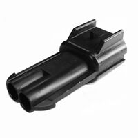 AUTOMOTIVE CONNECTORS 2P MALE BLACK 280 SERIES 30 AMPS
