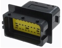 24W MALE HOUSING BLACK WTW 1.5MM TERMINAL BLOCK