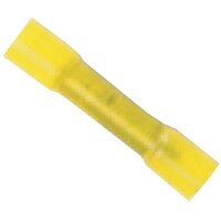12-10 BUTT CONNECTOR HEAT SHRINK YELLOW