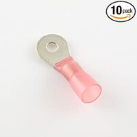 8 GA #10 RING TERMINAL HEAT SHRINK