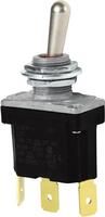 HONEYWELL SWITCH TOGGLE ON OFF ON SPDT ROUND LEVER QUICK CONN 20A 277VAC 250VDC PANEL MOUNT W/THREAD