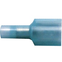22-18 GA .250X.032 FEMALE QUICK DISCONNECT-DOUBLE HUMP CONNECTOR,  INSULATED SPADE STYLE NYLON