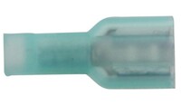 16-14 GA .250X.032 MALE QUICK DISCONNECT, DOUBLE HUMP CONNECTOR  INSULATED SPADE STYLE NYLON