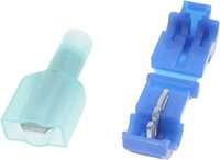 BLUE 16-14 GAUGE INTERIOR DISCONNECT AND T-TAP CONNECTOR