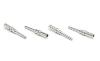 14 AWG AMPHENOL AT/AHD MALE PIN TERMINAL, SIZE 16, NICKEL