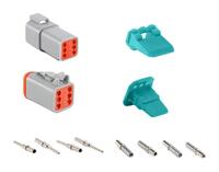 AT6PS-CKIT AMPHENOL SINE SYSTEMS AT6PS-CKIT 6-PIN RECEPTACLE &amp; PLUG AT CONNECTOR KIT