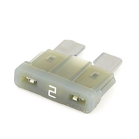 2 AMP ATOF BLADE FUSE TYPE 32V GREY ATO|ATC