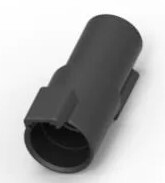 CONN RCPT HSNG MALE 1POS INLINE