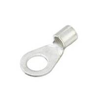 NON-INSULATED - BRAZED SEAM RING TERMINAL FOR WIRE RANGE 4 STUD SIZE 5/16, METALLIC
