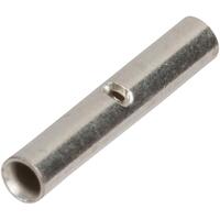 NON-INSULATED BUTT SPLICE CONNECTOR FOR WIRE RANGE 2-1 LENGTH 1.72 DIAMETER .55,METALLIC