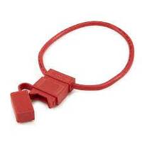OPTIFUSE MAXI FUSE HOLDER, 8GA RED WIRE, 12&quot; LOOP