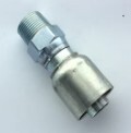 1&quot; MPT X 1&quot; CRIMP TYPE HOSE END, MALE NPTF PIPE SWIVAL. CRIMP HOSE FITTING