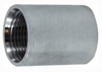 1/8 X 1/8 ROUND PIPE COUPLING STEEL