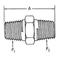 1/4&quot; STEEL NIPPLE