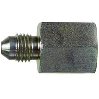 7/16-20 FEMALE - 9/16-18 MALE JIC STRAIGHT REDUCER STEEL