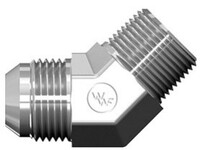 1-1/4&quot; MNPT X #20 MALE JIC 45 DEG ADAPTER