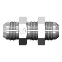 1&quot; MALE JIC TO MALE PIPE BULKHEAD WITH LOCKNUT