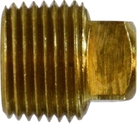 3/8&quot; SQ HD PIPE PLUG BARSTOCK BRASS