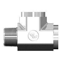 1-1/4&quot; MALE RUN TEE STEEL