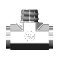 1-1/4 X 1-1/4 X 1-1/4 FEMALE PIPE TEE W/ MALE PIPE BRANCH ADAPTER
