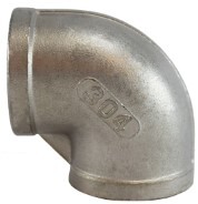 1/4&quot; FNPT X 1/4&quot; FNPT ELBOW, 90DEG, 304 STAINLESS