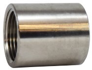PIPE COUPLER 1/4&quot; FNPT 304 STAINLESS