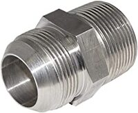 1/4 MALE JIC X 3/8 MALE ORB STRAIGHT THREAD CONNECTOR