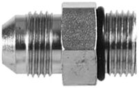 9/16&quot;-18 JIC THREAD X 7/16&quot;-20 O-RING THREAD HYDRAULIC STEEL CONNECTOR