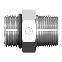 7/8-14&quot; X 3/4-14&quot; MALE SAE TO MALE PIPE STRAIGHT THREAD &quot;O&quot; RING ADAPTER