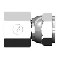 1/4-18 X 9/16-18 FEMALE PIPE TO FEMALE 37 DEG JIC SWIVEL